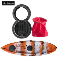 Hatch Cover Deck Plate Kit Kayak Deck อุปกรณ์เสริมพร้อมกระเป๋าสำหรับ Marine เรือ Kayak Canoe Hatch Cover Kayak Boat Deck