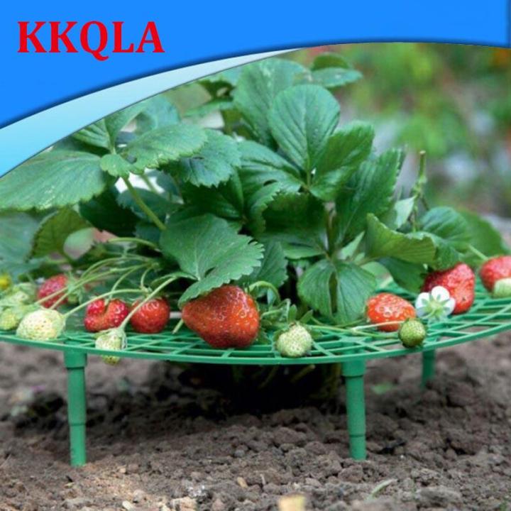qkkqla-5pcs-garden-strawberry-plant-stand-frame-holder-balcony-planting-rack-support-fruit-flower-climbing-gardening-tools