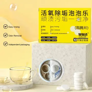 500g Oxygen Tea Scale Cleaner Food-grade Tea Cup Tea Set Stain Remover Tea  Scale Powder