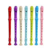 8 Holes Plastic Recorder Long Flute Woodwind Instrument Colorful Kids Gift Flute For Clarinet Beginner Flute Woodwind 2022 New