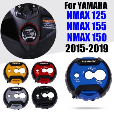 [ขายดี XKWKZMZLLGD 601] สำหรับ YAMAHA N MAX NMAX 125 155 NMAX155 NMAX125 150 N-MAX155 2015-2019ฝาครอบกุญแจล็อคกุญแจสวิตช์สตาร์ทเครื่อง