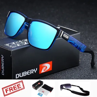(สินค้าพร้อมส่งจากไทย) แว่นตากันแดด DUBERY (รุ่น D518) ของแท้! แถมฟรี box set ครบชุด + สายคล้องแว่น