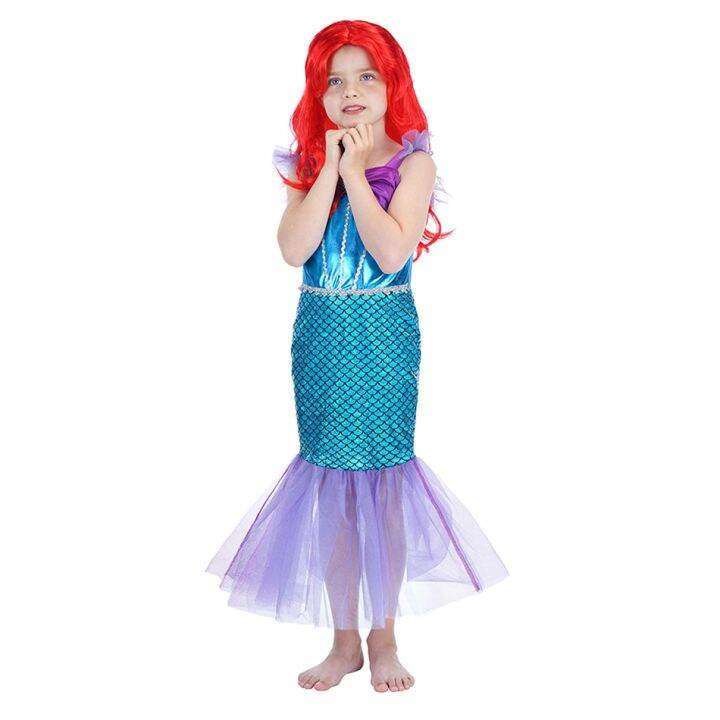 princess-the-little-mermaid-ariel-dress-girls-cosplay-costume-kids-halloween-carnival-birthday-party-clothes-summer-prom-dresses