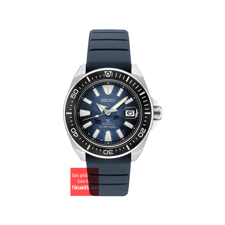 HCM]SEIKO PROSPEX King Samurai SRPF79J1 Made in Japan Đồng hồ nam Automatic  size 44mm vỏ thép không gỉ dây cao su chống nước 200m kính sapphire bezel  Ceramic trữ cót 40 tiếng |