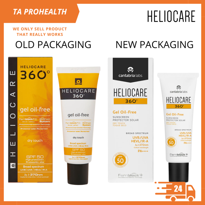 Heliocare 360 Gel Oil-Free SPF50 Sunscreen 50ml [ Expiry : 06/2024 ...