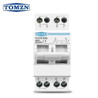 TOMZN 2P 63A MTS Dual Power Manual Transfer Isolating Switch Interlock Circuit Breaker-WIOJ SHOP