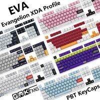 Gmkfans GMK EVA Keycap XDA Profile PBT Anime Japanese Keycaps Custom DIY For Mechanical Keyboard Evangelion-06 135 Key Caps Set