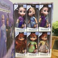 AngelSweet Princess Fairy Dolls 6pcsset Snow White Little Mermaid Anna Elsa Doll Action Figure Toy