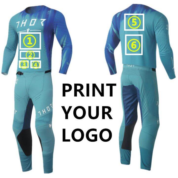 Edgar9 Print LOGO FXR Moto Jersey Set Off Road MX Clothing Dirt Bike edgar9-print-logo-fxr-moto-jersey-set-off-road-mx-clothing-dirt-bike