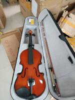 Violin Wood ไวโอลิน ไวโอลีน ไวโอลินไม้ อุปกรณ์ครบชุด พร้อมกระเป๋า คละสี ขนาด 4/4 (สินค้าหลุดQC มีตำหนิ คละตำหนิ)