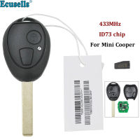 Oibwye 2ปุ่มกุญแจรีโมท433MHZ พร้อมชิป PCF7930 ID73สำหรับ BMW Mini Cooper S R50 R53 2002-2005ด้วยรหัส