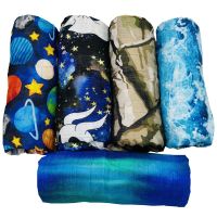 Digital Printing Bamboo Cotton Swaddle Muslin Baby Blanket Bedding Bath Towels Newborn Babies Receiving Blanket