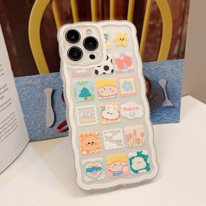 รูปแบบกราฟฟิตีเคสซิลิโคนเข้ากันได้สำหรับ-for-iphone-13-14-xr-7-8-12-x-xs