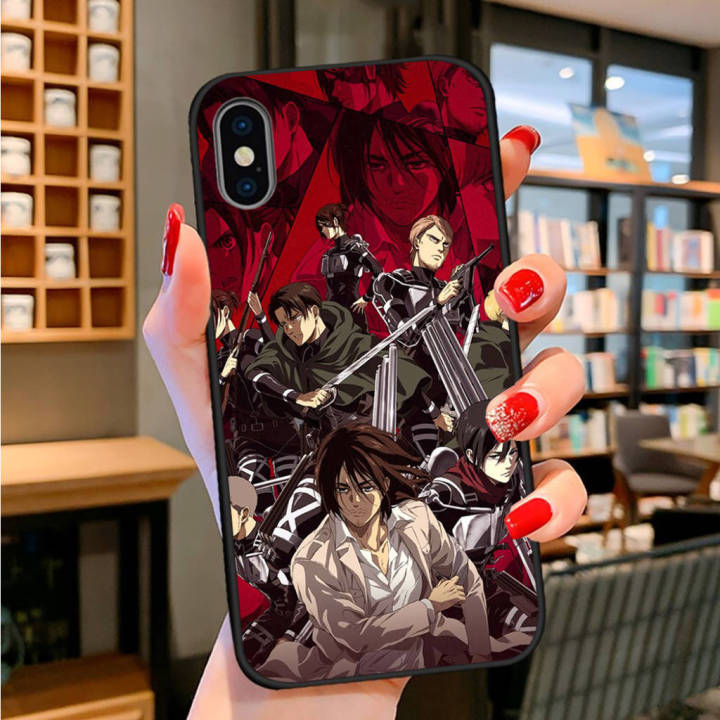 ttl4-attack-on-titan-eren-อ่อนนุ่ม-high-quality-ซิลิโคน-tpu-phone-เคสโทรศัพท์-ปก-หรับ-iphone-7-8-11-12-13-14-pro-xs-max-se-x-xr-plus-se