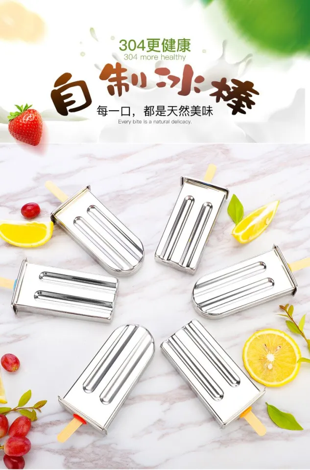 Ice Lolly Mold Kitchen Tools Household Stainless Steel Popsicle Mold Set Of  6/10 DIY Fruit
