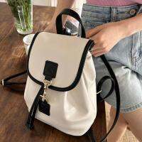 ☋ SISTER กระเป๋านักเรียน SLIVER MINI กระเป๋าเป้ PU 2023 INS HOT TREND BACKPACK L95S0MF