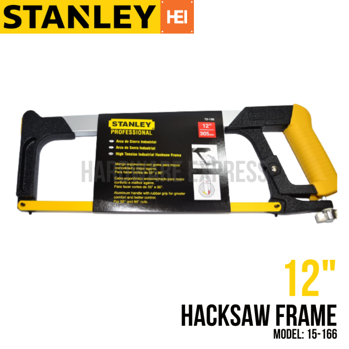 Stanley Professional Heavy Duty Hack Saw Hacksaw Frame 12" Blade (15
