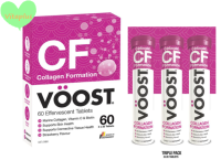 คอลลาเจนชนิดเม็ดฟู่ละลายน้ำดื่ม Voost Collagen Effervescent 60 Tablets