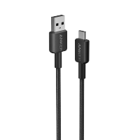 Anker 322 USB-A to USB-C Cable (3ft Braided) 90cm Black รุ่น AK357 (CEC-001279)