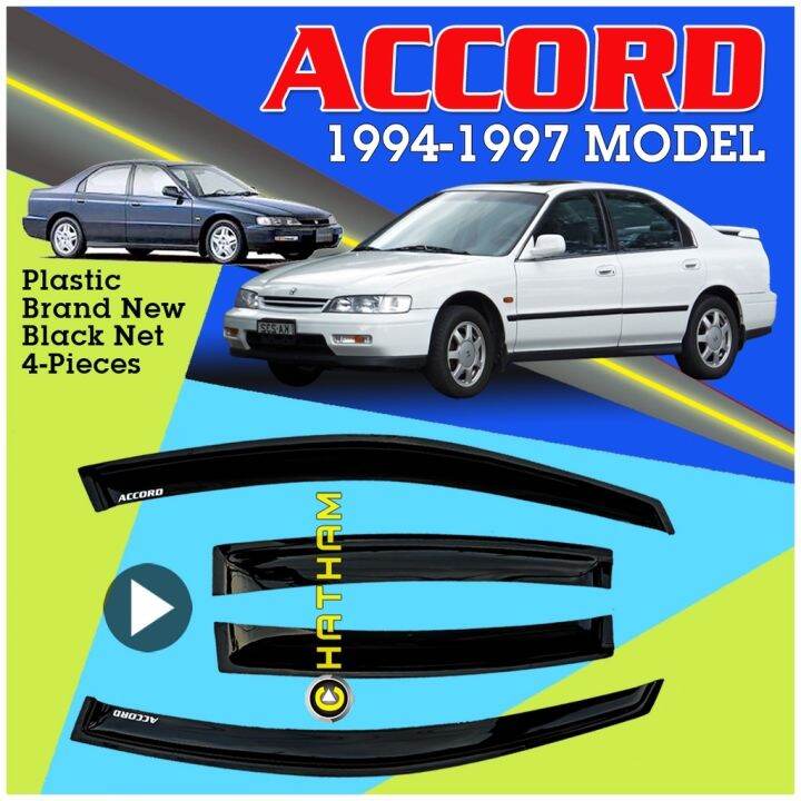 Leaf auto parts Honda Accord 1994 up to 1997 ( Rain Guard Window Door Visor ) Lazada PH