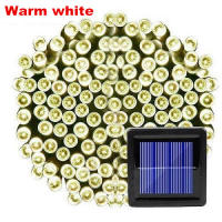 50100200 Led Solar Fairy Lights Outdoor Waterproof Street Garland Houses Christmas Party Garden Decorations String Light Strip