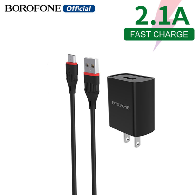 BOROFONE BA20 Sharp Single Port สายชาร์จ USB Micro Lightning สำหรับ SAMSUNG Iphone