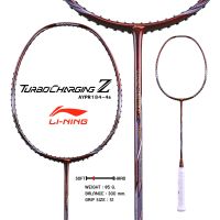 ไม้แบดมินตัน Li Ning Badminton Racket Turbo Charging Z Combat (AYPR184-4) Color : Matt red/gold