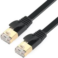 NEW Cat 7 Shielded Ethernet RJ45 Network Cable Cat7 Flat Ethernet Patch Cables For Modem, Router, LAN, PC 1m 2m 3m 5m 10m 20m