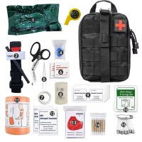 【LZ】 Military Tactical Kit First Aid Kit Bag Israeli Bandage Splint Outdoor Hunting Survival Tool Gear Medical Trauma Emergency Pouch