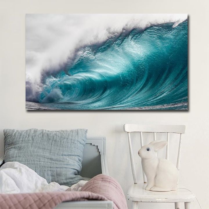 modern-wave-seascape-ภาพวาดผ้าใบโปสเตอร์และพิมพ์-quadros-salon-wall-art-รูปภาพสำหรับห้องนั่งเล่นตกแต่งบ้าน-cuadros