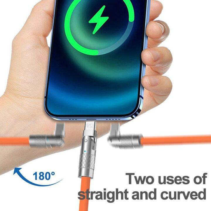 5ชิ้น-10ชิ้น120w-usb-อย่างรวดเร็วเพื่อ-usb-c-สาย-r-ซิลิโคนเหลว-r-สายข้อมูลสำหรับ-samsung-huawei