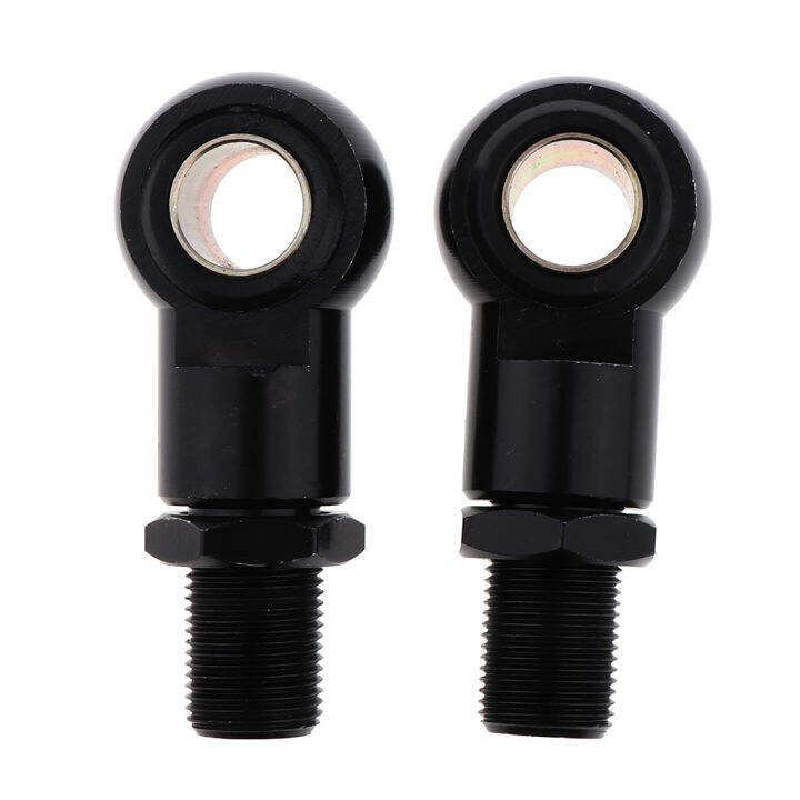 CCEarth 2Pcs Eye Adapters for Motorcycle Scooter Shock Absorber Black