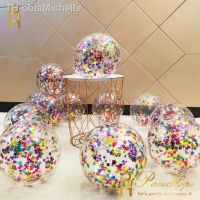 【hot】♛☋✶  10/20 Star Balloons Metallic Transparent Ballon Baby Shower Birthday Wedding Decoration Globo