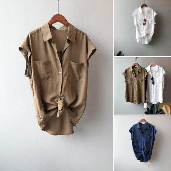 Áo Sơ Mi Nữ Tay Ngắn Nesa Shop, Chất Liệu Đũi Tơ Mềm Mát, Form Áo Kiểu Nữ  Form Rộng Smh.33 | Lazada.Vn