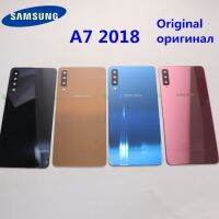 A7กลับกาวสำหรับ Samsung Galaxy A7 2018 A750 A750F SM-A750F A750GN-DS ฝาครอบด้านหลังประตู