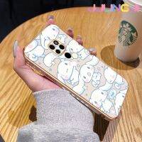 Jjlingji เคสสำหรับ Huawei Mate 20 Mate 20 Pro Mate เคส20X แบบเต็มหน้าจอลาย Cinnamoroll เคสซิลิโคนชุบดีไซน์ใหม่ด้านข้างเคสโทรศัพท์ฝาปิดเลนส์กล้องกล่องกันกระแทกกันกระแทกเต็มรูปแบบ