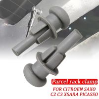 【CC】☞❀  10x/ 2x GREY PARCEL SHELF CLIPS FOR CORD STRING Plastic CITROEN SAXO C3 XSARA PICASSO