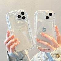 เคสโทรศัพท์โปร่งใสใหม่ฝาหลัง TPU นุ่มกันกระแทกพร้อมเคสดีไซน์รองรับการกระแทกสำหรับ iPhone 14 Pro Max Plus เคสป้องกันโทรศัพท์มือถือเต็มตัวสำหรับ iPhone 13 Pro ปกสูงสุด Iphone 12 Mini 11 XS XR 6/6S/7/7/7/8พลัส Se