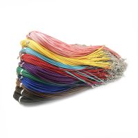 15Pcs/Set 1.5mm Black Brown Colorful Leather Cord Adjustable Braided 45cm Cord For Bracelet Necklace DIY Jewelry Making Charm