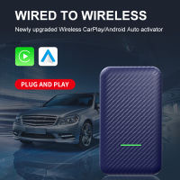 ?Wanlix Auto 4.0 CarPlay แบบมีสายเป็นอะแดปเตอร์ Apple CarPlay แบบไร้สายสำหรับรถยนต์ที่มีหัวสต็อก Plug &amp; Play USB 2022อุปกรณ์เสริมไร้สายใหม่5Ghz WiFi เชื่อมต่ออัตโนมัติ Apple CarPlay Dongle โดยไม่ชักช้ารองรับการอัปเดตออนไลน์