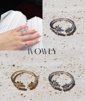 แหวน ivowly-Snowgies ring แหวนพลอยสามารถปรับได้