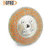 BGTEC 4 "Electroplated เพชรตัดและแผ่นบด58-11หน้าแปลนหินแกรนิตหินอ่อนด้านเดียวเคลือบ105มิลลิเมตรใบเลื่อยเพชร