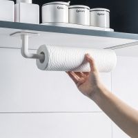 Kitchen Toilet Paper Holder Hanger Rack Tissue Holder Bathroom Organizer Shelf Bar Cabinet Rag Hanging Paper Holder Accessories