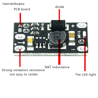 taoranbupxz 1PC Multifunction 3.7V ถึง12V MINI DC-DC Boost MODULE Boost MODULE Step Up BOARD