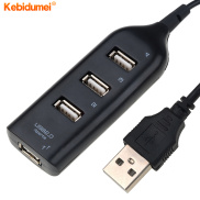 Kebidumei HUB 4 Cổng Tốc Độ Cao Bộ Chia USB 2.0 Bộ Chuyển Đổi Cho Máy Tính