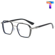 Kính chống ánh sáng xanh vuông nam nữ Chrome Hearts 8802