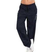 ขายร้อนกางเกงผู้หญิงสีฮาเร็มโยคะ Joggerpant กางเกงฮาเร็มกางเกง Joggers ไม่ดึงดูดผ้าสำลีและผมไม่หดน้ำหนักเบา
