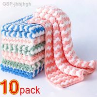 ผ้าเช็ดจานขนแกะ Jhjhhgh 20X20ซม. แผ่นรองหม้อแพนดูดซับทำความสะอาดจาน Dishrag เศษผ้าใส่จานผ้าเช็ดจาน