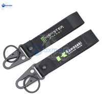 ใหม่ปักรถจักรยานยนต์ Buckle พวงกุญแจ Key Keychain สำหรับ Kawasaki Ninja 400 650 300 250 1000 ZX10R ZX6R อุปกรณ์เสริม