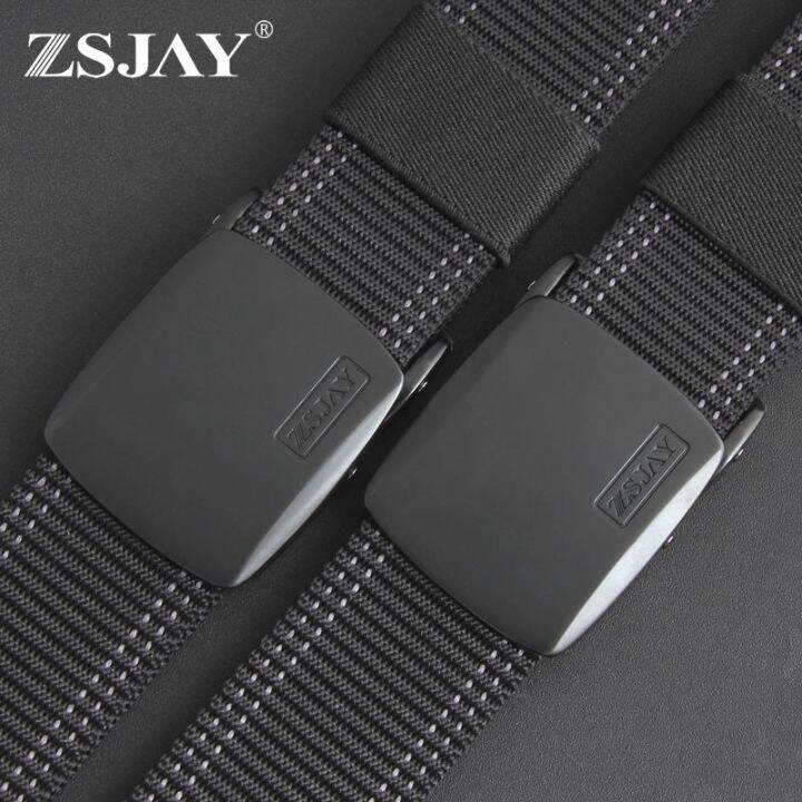 tactical-bird-hit-black-and-white-color-nylon-belt-movement-outdoor-canvas-belt-male-young-automatic-buckle-belts-tide